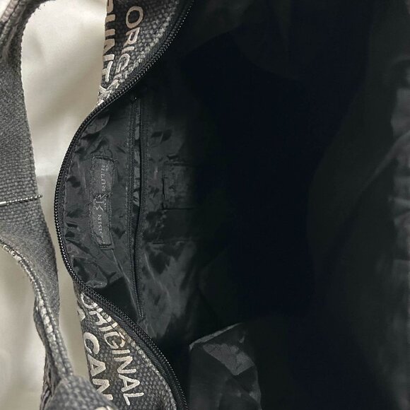 Robin Ruth - Punta Cana Black and White Canvas Souvenir Tote Bag - Picture 3 of 3